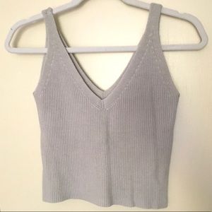 Brandy Melville Sweater Tank Crop Top